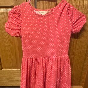 Matilda Jane adorable softer but bright pink dress. Worn once. Size 8.
